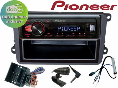 PIONEER DAB+ Bluetooth USB Radio für VW Caddy Golf 5 V 6 VI + DAB Antenne - Bild 1 von 4