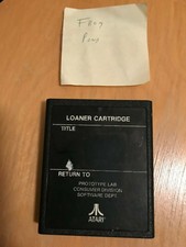 Atari 2600 Frog Pond prototype lab consumer division software dept. loaner cart