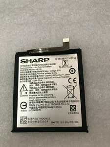 Original new Battery HE332 For SHARP Fs8010 AQUOS s2 phone replacement 2930mAh - Picture 1 of 2