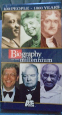 BIOGRAPHY OF THE MILLENNIUM 100 PEOPLE 1000 YEARS (VHS,1999,4 TAPE SET) VOL 1-4 - Image 1 of 4