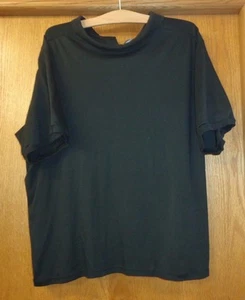 Woman's sz 6X - Dk Gray/Black knit SHIRT - Woman Within - Henley SHIRT - SHARP - Picture 1 of 3