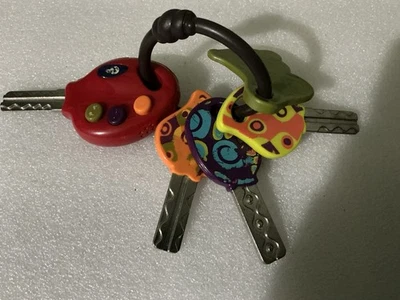 B Toys Car Keys Lights Sounds Toy Fob Infant - Image 1 of 4