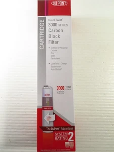 Genuine DuPont QuickTwist Water Filter Final 3000 Series WFQTC30001, Free Ship - Picture 1 of 5