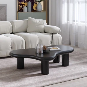 Cloud Coffee Table, Irregular Modern Coffee Table Decor with - Picture 1 of 5