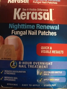 Kerasal Cerotti Unghie Funghi Rinnovamento Notturno - 14 Patch - Riparazione Unghie Notte - Foto 1 di 2
