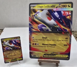 2025 MEGA EVOLUTIONS, Mega Latias ex Promo & Lenticular Latias ex Jumbo Card - Picture 1 of 12