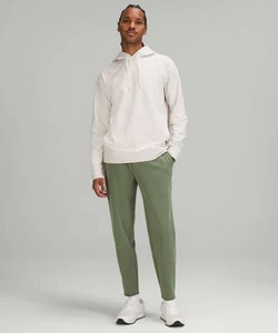 Lululemon GridLiner Fleece Jogger Size Large Heathered Green $128 - Picture 1 of 8