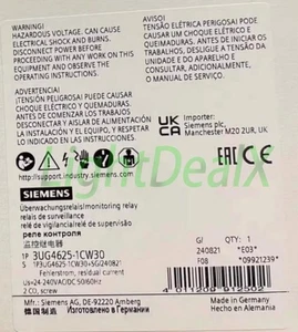 1 Stück Relais NEU SIEMENS 3UG4625-1CW30 3UG4 625-1CW30 - Bild 1 von 1