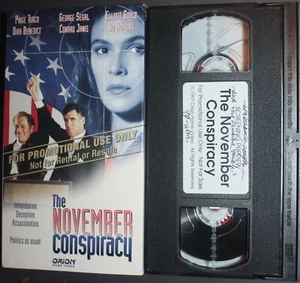 THE NOVEMBER CONSPIRACY (vhs) Paige Turco, George Segal. VG Cond. Rare. SCREENER - Picture 1 of 2