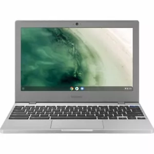 Samsung Chromebook 4 11,6" Intel Celeron N4020 4 GB RAM 32 GB SSD Platinum Titan - Imagen 1 de 9