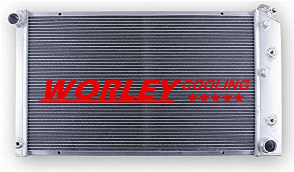 3 Row Aluminum Radiator For 1967-1981 Pontiac Bonneville 5.0L 5.7L 28" WIDE CORE - Image 1 of 4