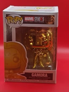 Funko Pop! Marvel: Gamora (cromo oro; 2018; I primi dieci anni) #382 NUOVO - Foto 1 di 5