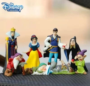 8x Schneewittchen und die sieben Zwerge Figuren Geschenk Geburtstag Hexe Firgur - Bild 1 von 6