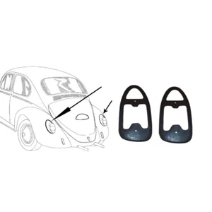 TAIL LAMP LIGHT RUBBER SEALS T1 BEETLE BUG REAR PAIR A515 - Picture 1 of 4