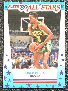 1989-90 Fleer Basketball #8 Dale Ellis NMMT - Picture 1 of 2