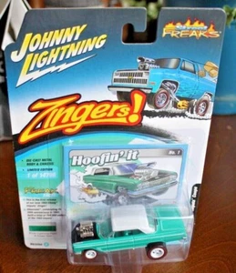 2022 JOHNNY LIGHTNING 1962 CHEVY IMPALA CUPÉ ZINGER Street Freaks versión A - Imagen 1 de 1