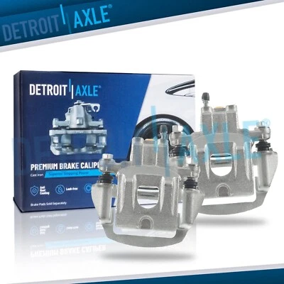 Pair Rear Brake Calipers w/ Brackets Assembly for RX330 RX350 RX400h Highlander - Image 1 of 4