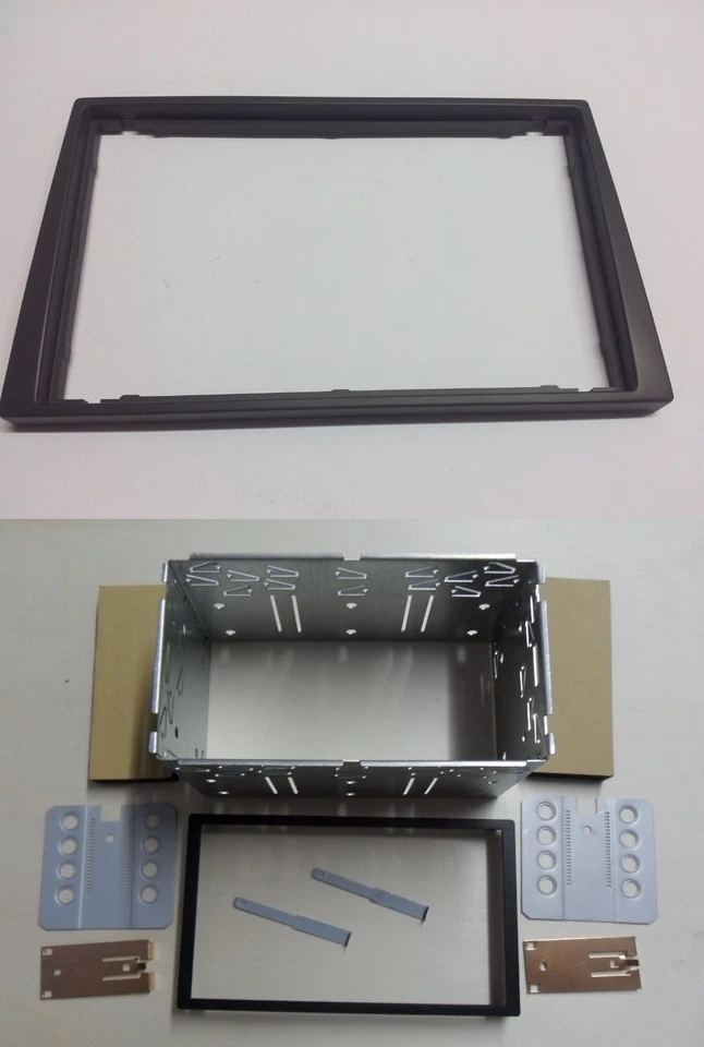 OPEL MOVANO dal 2000 MASCHERINA 2DIN COLORE ANTRACITE+plancia metallica - Immagine 1 di 1