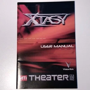 Xtasy ATI VisionTek Theater 550 Pro User Manual Only - Picture 1 of 2