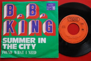 B.B.KING SUMMER IN THE CITY/FOUND WHAT I NEED 1972 UNIQUE RARE EXYUGO 7“PS - Picture 1 of 1