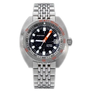 Seestern S406 Aventurine Stone Automatic Man Diver Watch 42 mm V4 NH35A WR200 - Picture 1 of 9