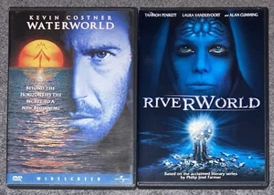 Waterworld 1995/Riverworld 2010 DVD Kevin Costner Dennis Hopper Tahmoh Penikett - Picture 1 of 3
