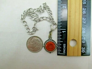 EXTASIA Intaglio Kamee Charm Sterlingsilber Armband 7" 925 641E - Bild 1 von 12