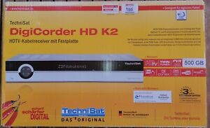 TechniSat DigiCorder HD K2 (500GB) Festplatten-Recorder Twin Kabel Receiver