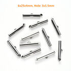 Stainless Steel Slide on End Clasps Tubes 8~35mm End Caps for Earring Jewelry