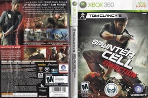 Tom Clancy's Splinter Cell: Conviction (Microsoft Xbox 360, 2010) *NO MANUAL* - Picture 1 of 2