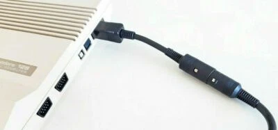 Commodore C64 to C128 PSU adapter with DIN 7 female to DIN 5 male SQUARE C128 - Image 1 of 2