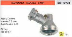 166-6947 COPPIA CONICA DECESPUGLIATORE MARUNAKA MAKASA SARP ASTA Ø 28 - Picture 1 of 1