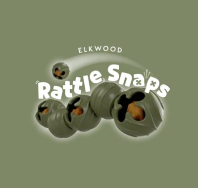 PET BRANDS Elkwood Rattlesnaps Dental Chew Training Recall Dog Puppy Treats
