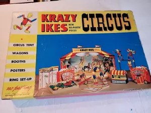 VINTAGE WHITMAN 1950 KRAZY IKES CIRCUS in BOX - Picture 1 of 11
