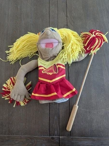 Melissa & Doug 15” Girl Cheerleader Hand Puppet With Wand Stick - Picture 1 of 5