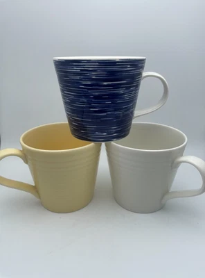 Juego de 3 tazas Royal Doulton Pacific Gordon Ramsay Maze London 12 oz B85 Foto 1 de 4