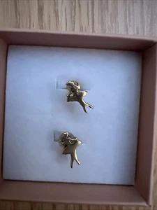 18k Earings Pair Gold - Picture 1 of 2
