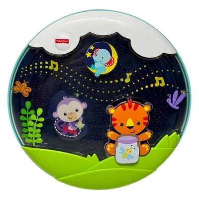 Chupete Fisher Price estrellas fugaces 2014 luces de música ¡cuna de lluvia funciona! Foto 1 de 4