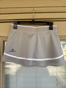 STELLA McCARTNEY BARRICADE Women's Size Small Adidas Tennis Skort Skirt Gray - Picture 1 of 9