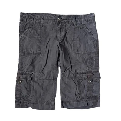 Pantalones Cortos Capris De Colección Y2K Antiguo Azul Marino Camuflados Cintura Ultra Baja Carga Para Mujer Talla 10 Foto 1 de 4