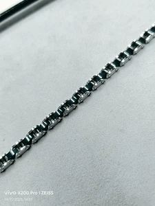 Bracciale uomo in acciaio a maglia morbida - Imagen 1 de 8