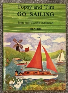 Vintage Topsy and Tim Go Sailing Book - First Edition 1974 Blackie - Picture 1 of 9