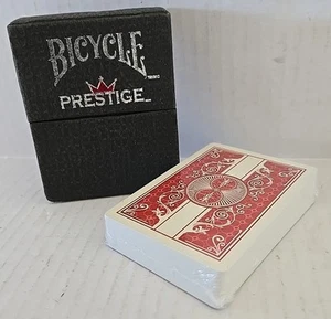Bicycle Prestige Plastik Spielkarten (rot) versiegelt Deck - Bild 1 von 4