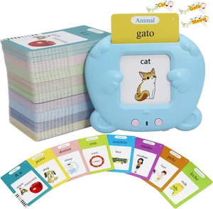 Spanish & English 510 Words Alphabet Bilingual Talking Flash Cards for 3-8 Years - Bild 1 von 12