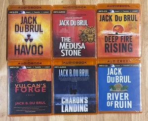 6 BOOK PHILIP MERCER LOT Jack DuBrul MP3 CD Audiobook Unabridged 87hr NEW SEALED - Picture 1 of 3