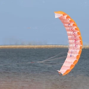 2 Line Stunt Parafoil POWER Sport Kite Parasail for Kitesurfing Training - Picture 1 of 22