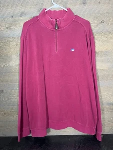 Southern Tide Herren rosa 1/4 Zip Pullover Sweatshirt Kragen Gr. XXL - Bild 1 von 5