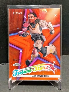 2025 Topps Chrome Disney Future Stars /25 IZZY HAWTHORNE #FS-10 LIGHTYEAR Orange - Picture 1 of 2