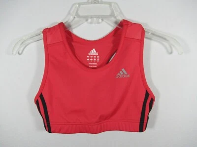 Sujetador deportivo Adidas para mujer pequeño coral pulóver espalda deportiva pulóver Climacool Foto 1 de 4