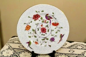 1 - Crown Staffordshire "Bird of Paradise" 8" Salad Plate - England - Picture 1 of 2